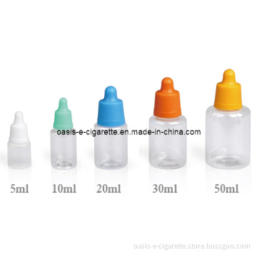 Eliquid Bottle with Childproof Cap for Electronic Cigarette Liquid